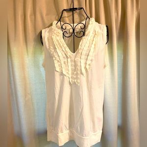 Ann Taylor Loft Women’s Size S Ruffled Detail Tank Top
